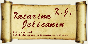 Katarina Jelićanin vizit kartica
